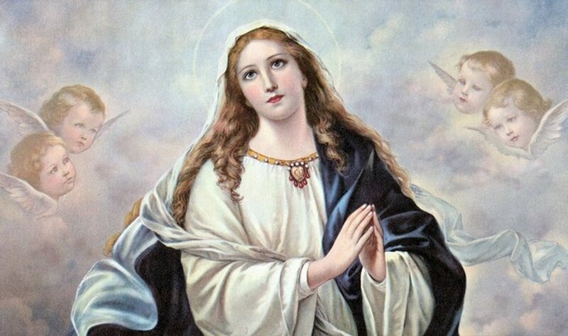Woman with Angels