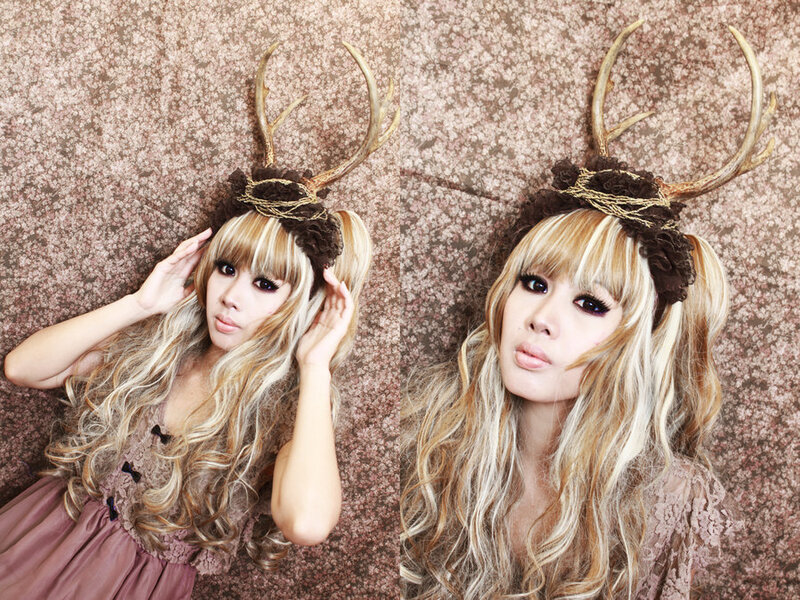Woman with Antlers