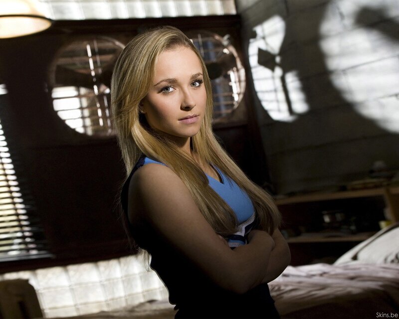 Woman with Arms Crossed — Blue, Serious, Photograph, Bed