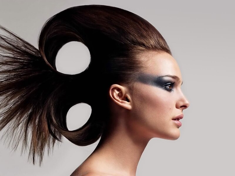 woman with avant-garde hairstyle