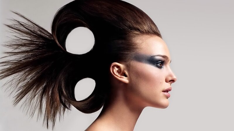 woman with avant-garde hairstyle
