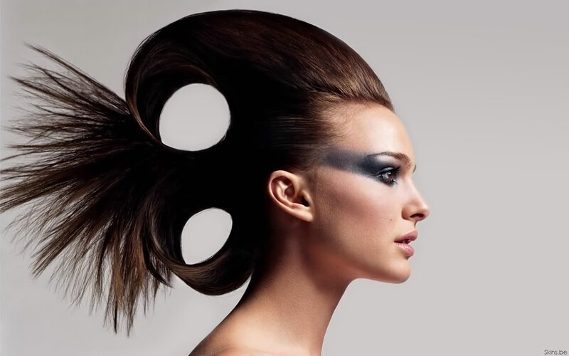 woman with avant-garde hairstyle