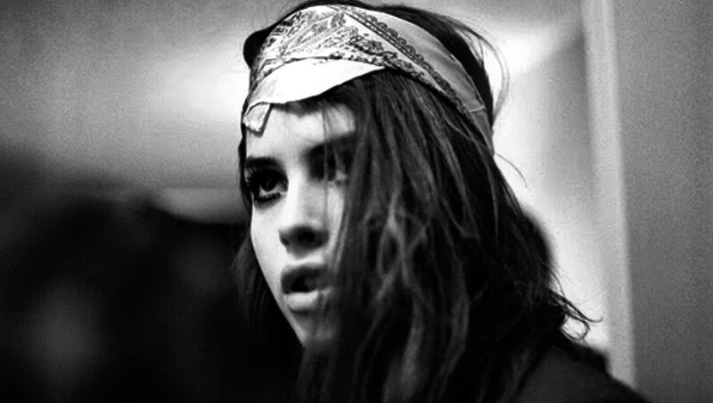Woman with Bandana — Black, Dramatic