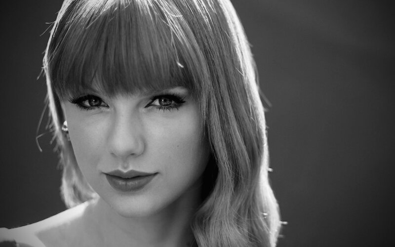 Woman with Bangs — Black, Dramatic