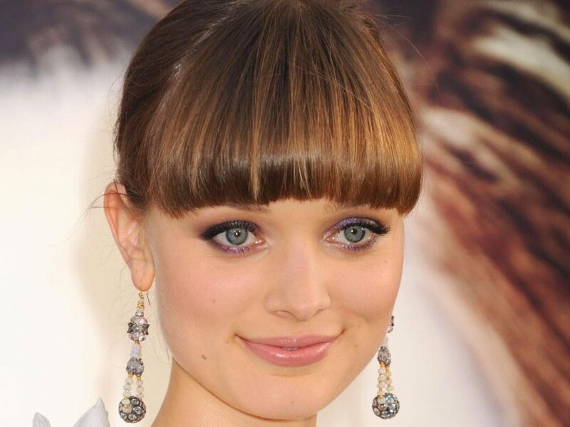 Woman with Bangs — Brown
