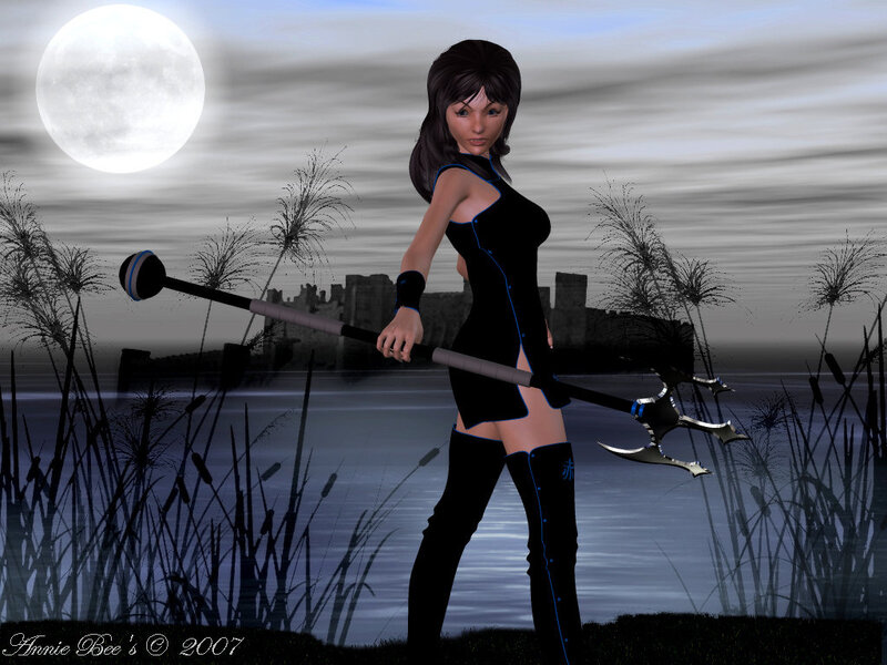 Woman with Battle Axe
