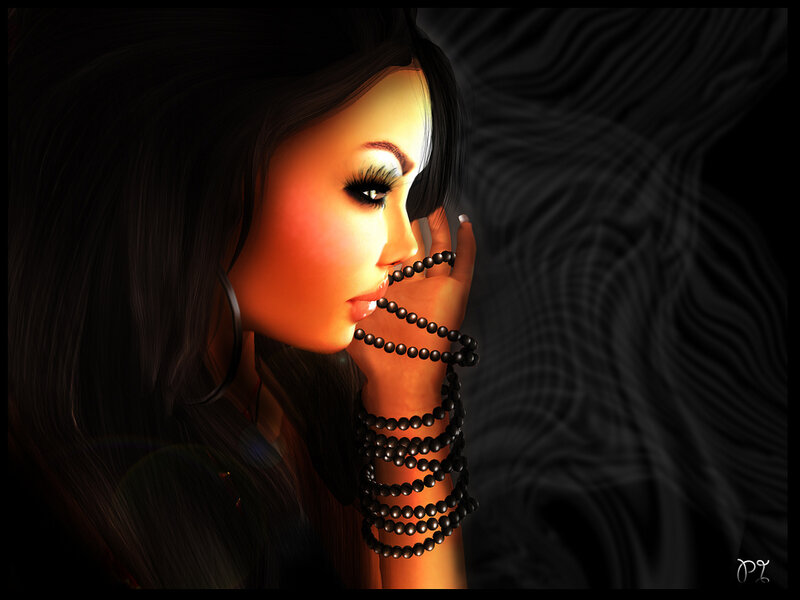 Woman with Beads