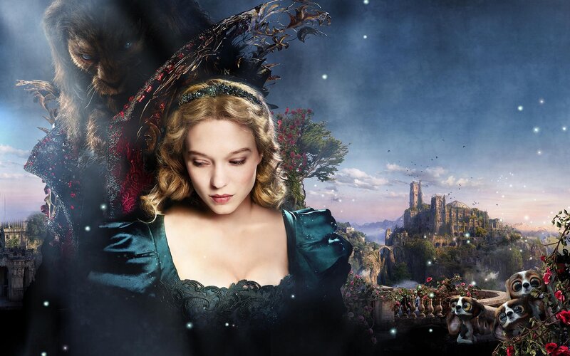 Woman with Beast in Fantasy
