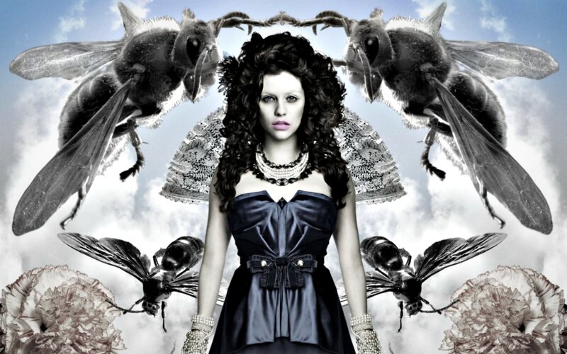 Woman with Bees