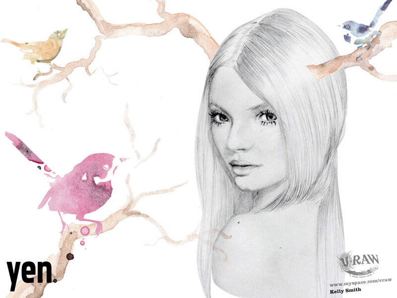 Woman with Birds