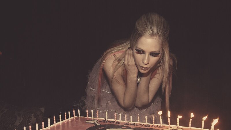 woman with birthday cake