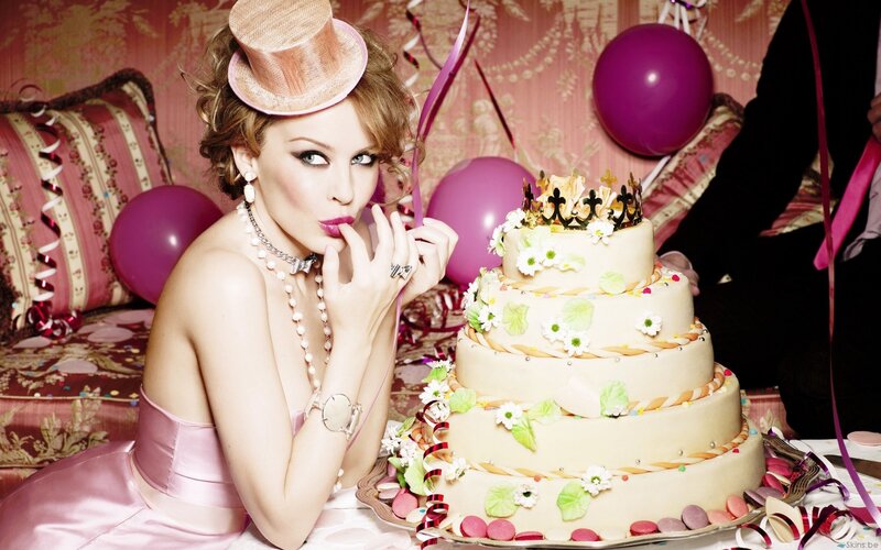 woman with birthday cake