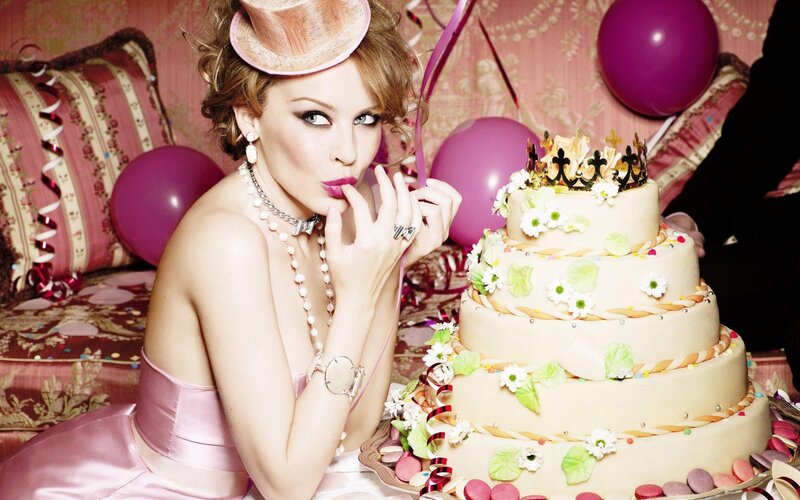 woman with birthday cake