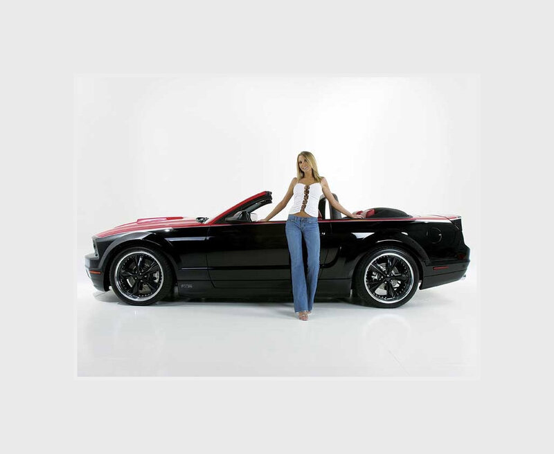 Woman with Black Car — Neutral