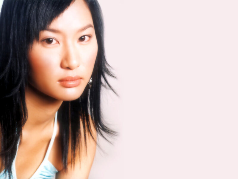 woman with black hair