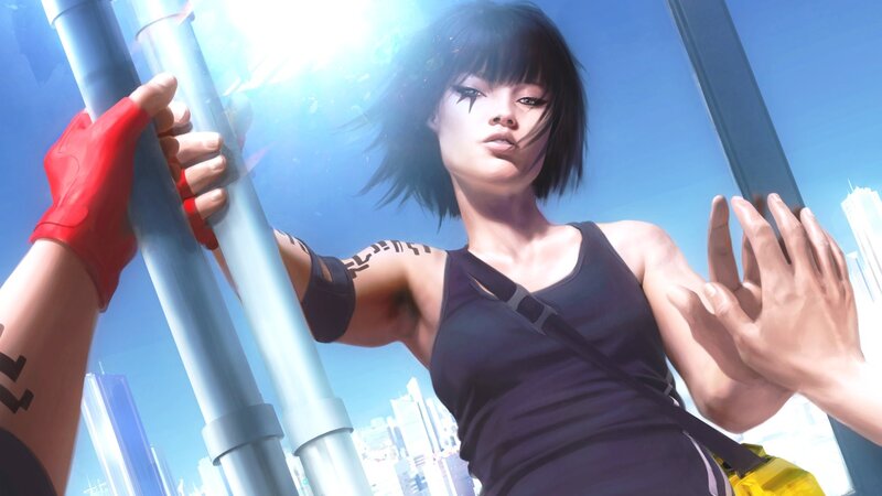 Woman with Black Hair — Blue, Dramatic
