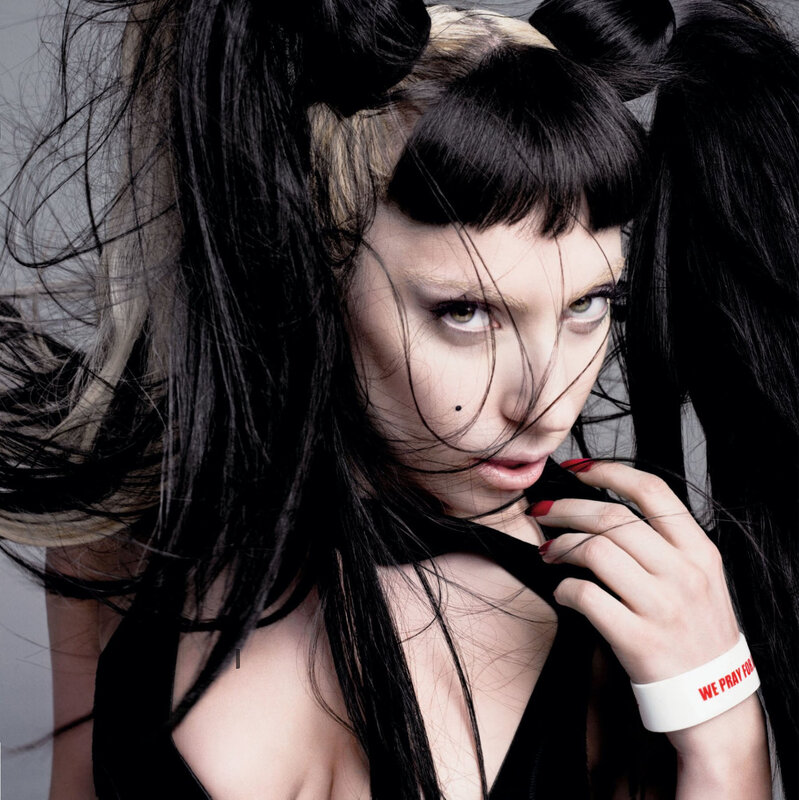 Woman with Black Hair — Dramatic, Photograph, Wristband