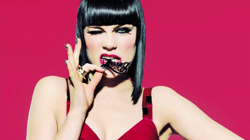 Woman with Black Hair — Pink, Dramatic
