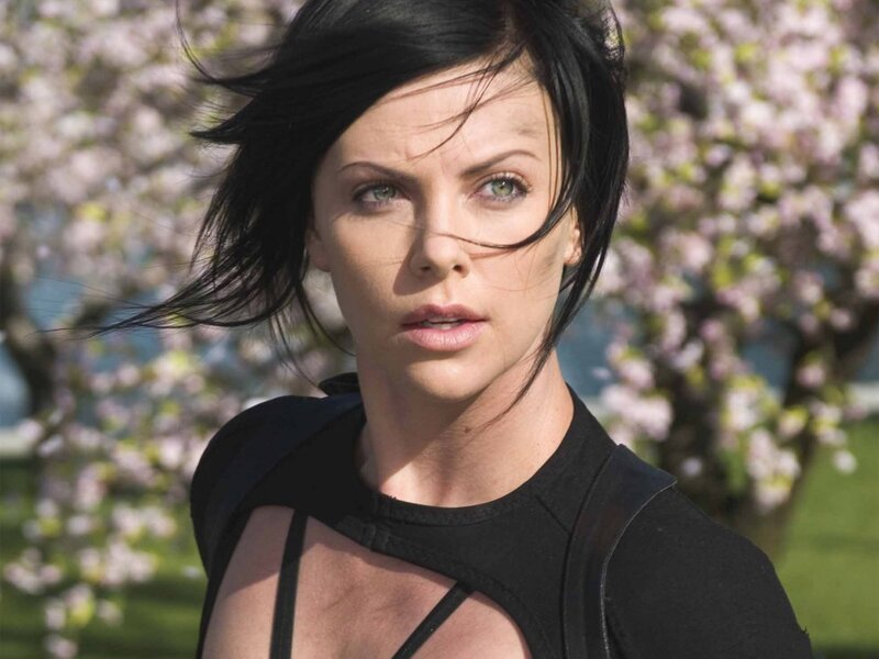 Woman with Black Hair — Serious, Spring