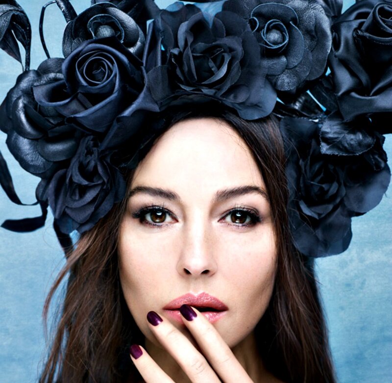 Woman with Black Rose Crown
