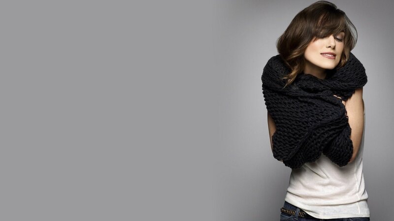 woman with black scarf