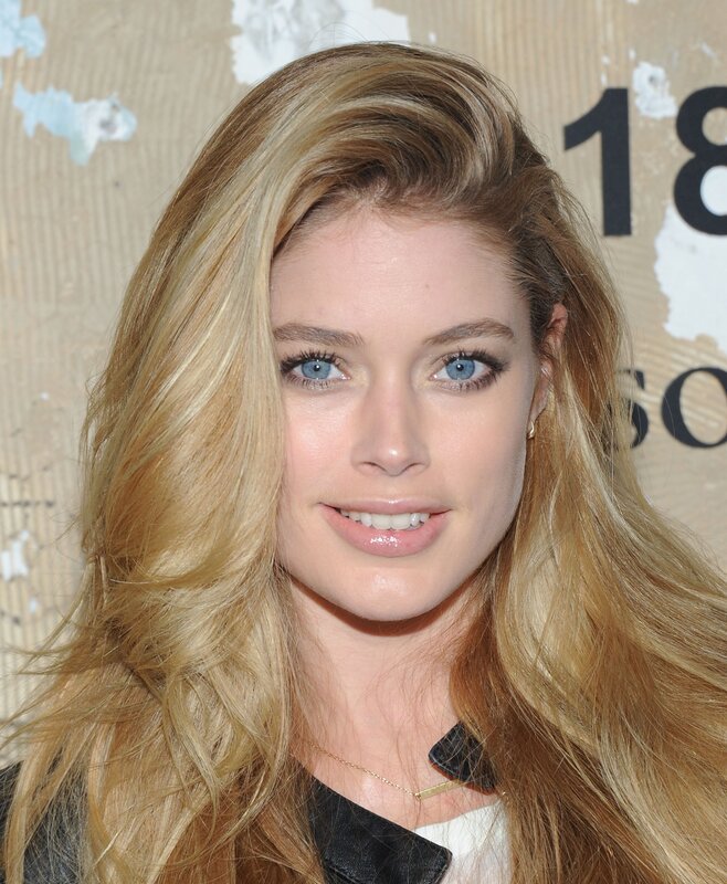 woman with blonde hair and blue eyes