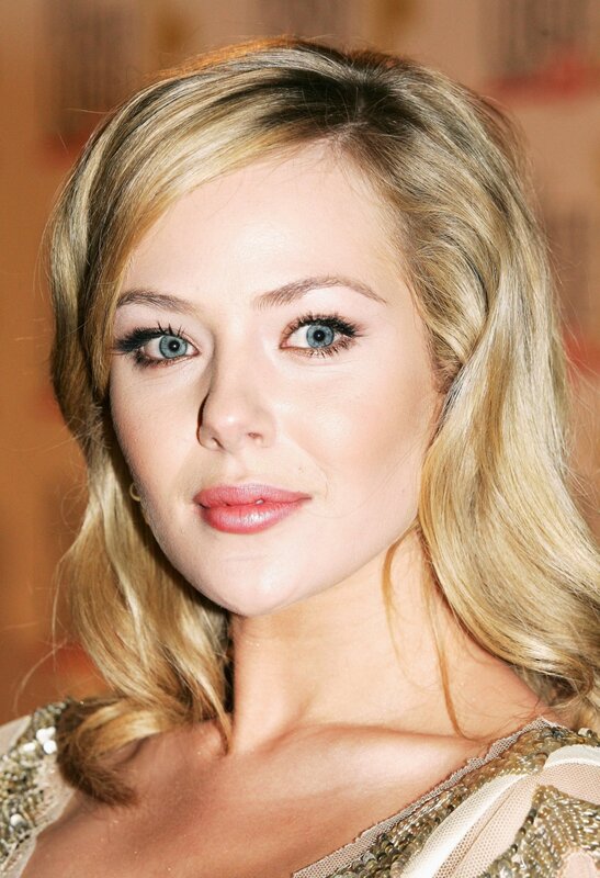 woman with blonde hair and blue eyes