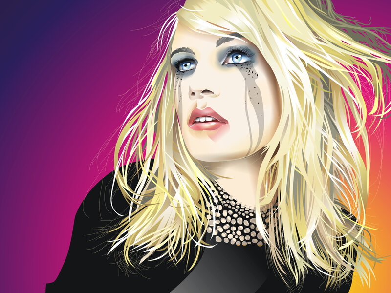 woman with blonde hair and makeup