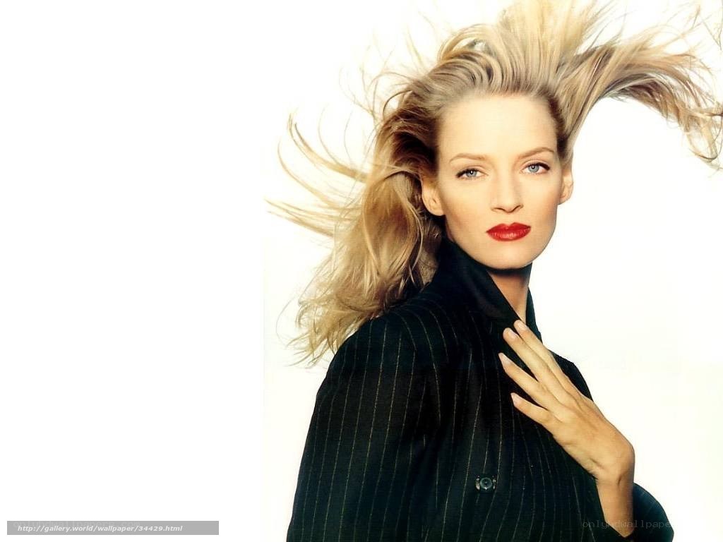woman with blonde hair and red lipstick