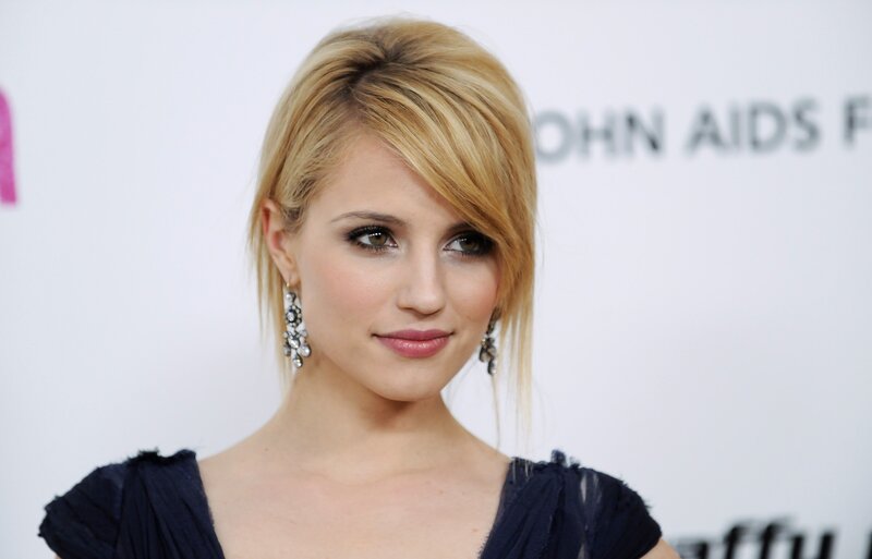 woman with blonde hair at event