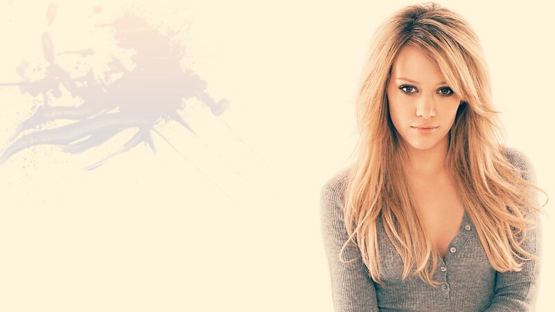 Woman with Blonde Hair — Beige, Neutral, Photograph, Blonde Hair, Grey Sweater