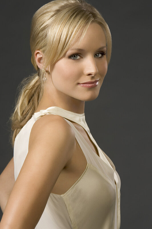 Woman with Blonde Hair — Beige, Neutral, Photograph, Dress, Earrings