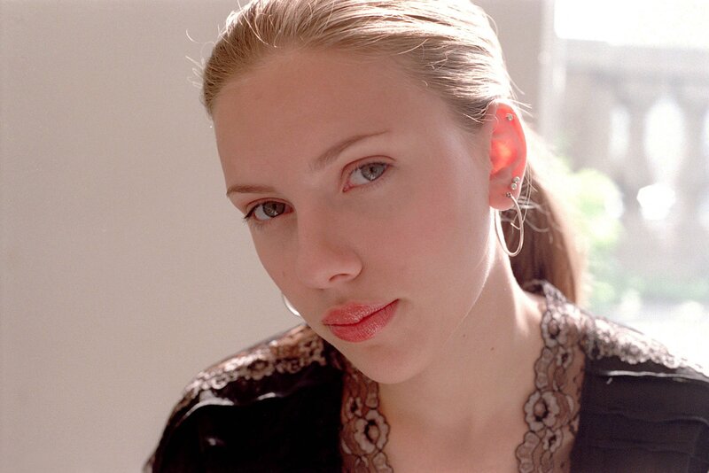 Woman with Blonde Hair — Black, Calm, Afternoon, Photograph, Earring
