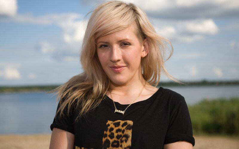 Woman with Blonde Hair — Black, Calm, Afternoon