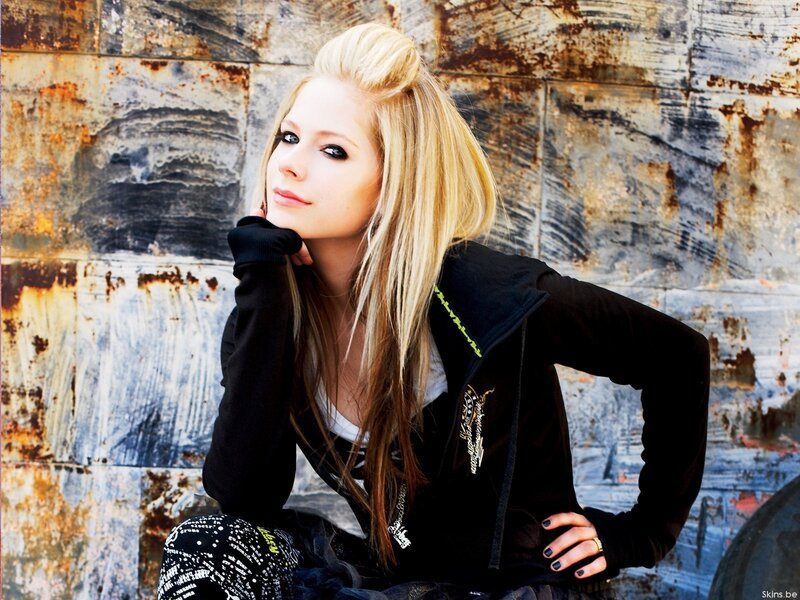 Woman with Blonde Hair — Black, Confident, Photograph, Rusted Wall