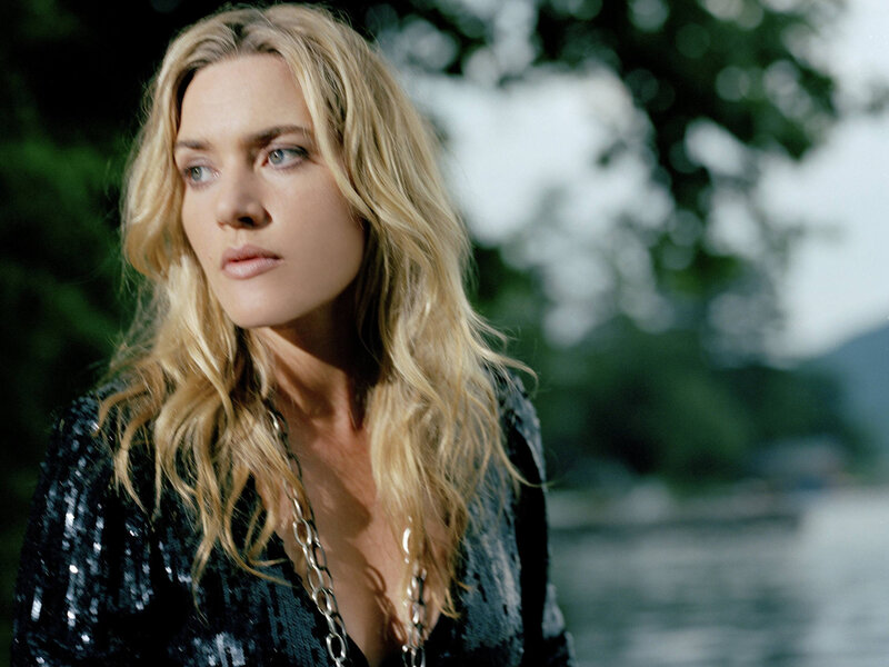 Woman with Blonde Hair — Black, Contemplative, Afternoon