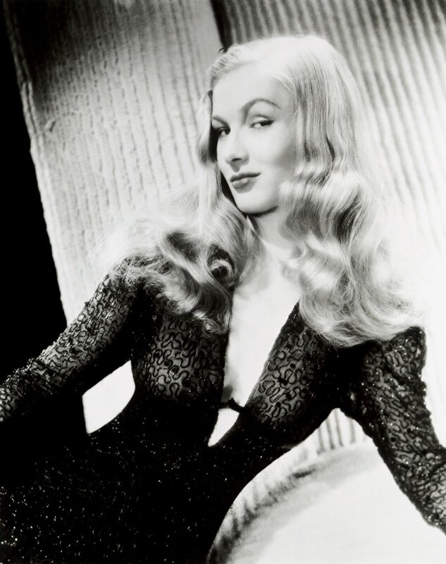 Woman with Blonde Hair — Black, Dramatic, Photograph, Dress, Curtain, White, Portrait