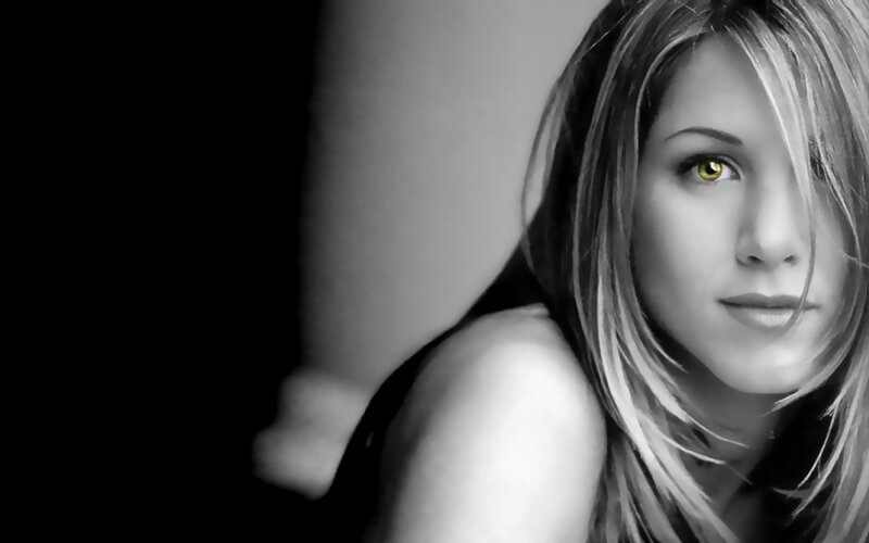 Woman with Blonde Hair — Black, Dramatic, Photograph, Eye