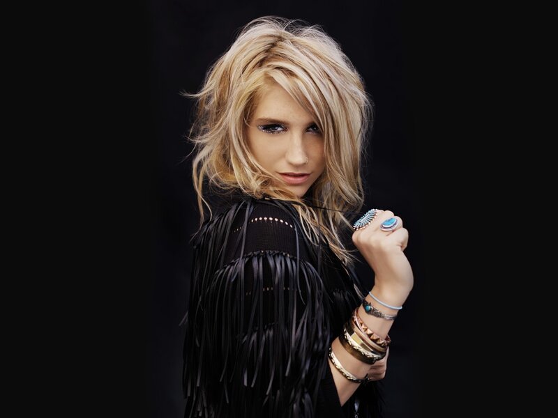 Woman with Blonde Hair — Black, Dramatic, Photograph, Fringe Jacket