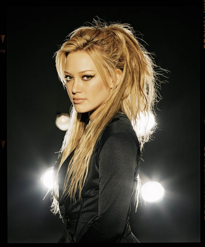 Woman with Blonde Hair — Black, Dramatic, Photograph, Lights