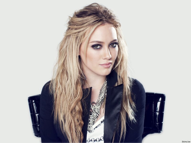Woman with Blonde Hair — Black, Neutral, Photograph, Black Jacket