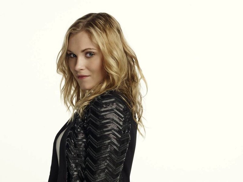 Woman with Blonde Hair — Black, Neutral, Photograph, Blonde Hair, Black Jacket