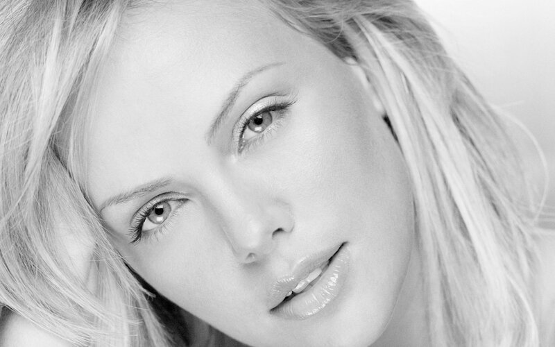 Woman with Blonde Hair — Black, Neutral, Photograph, Blonde Hair, Eyes