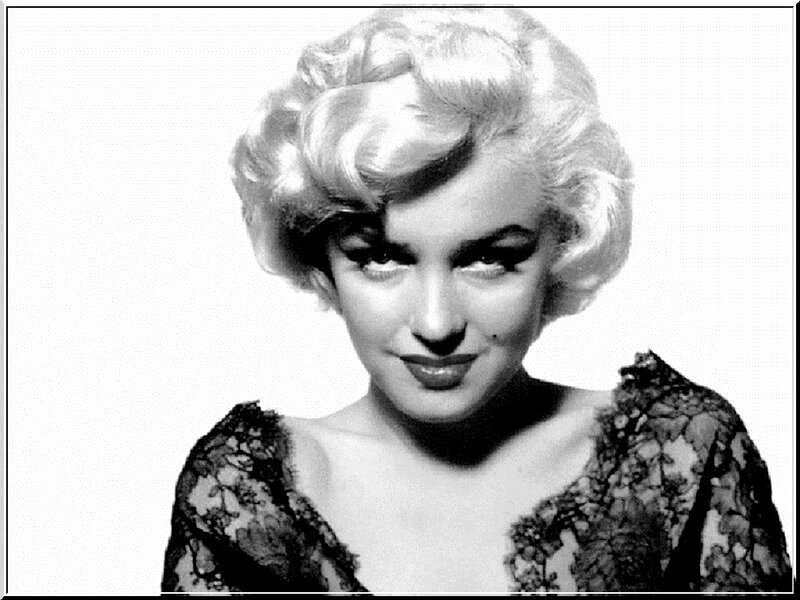 Woman with Blonde Hair — Black, Neutral, Photograph, Blonde Hair, Lace Dress