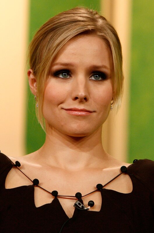 Woman with Blonde Hair — Black, Neutral, Photograph, Earrings, Black Dress