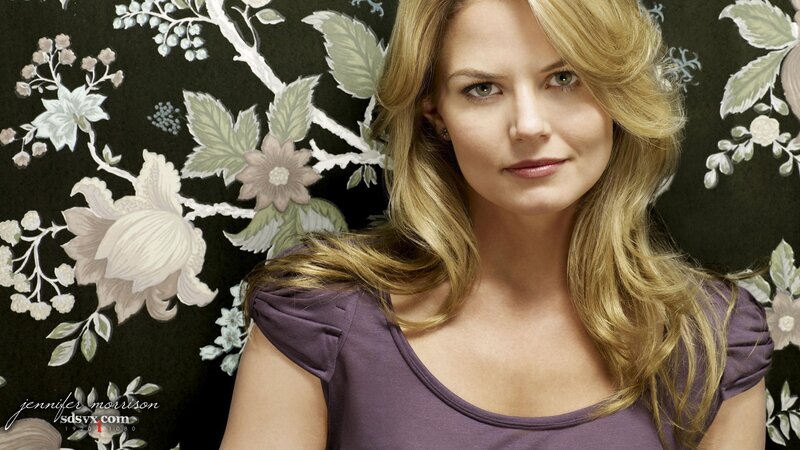 Woman with Blonde Hair — Black, Neutral, Photograph, Flower Wallpaper