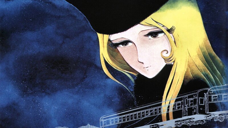 Woman with Blonde Hair — Blue, Dramatic, Night, Anime