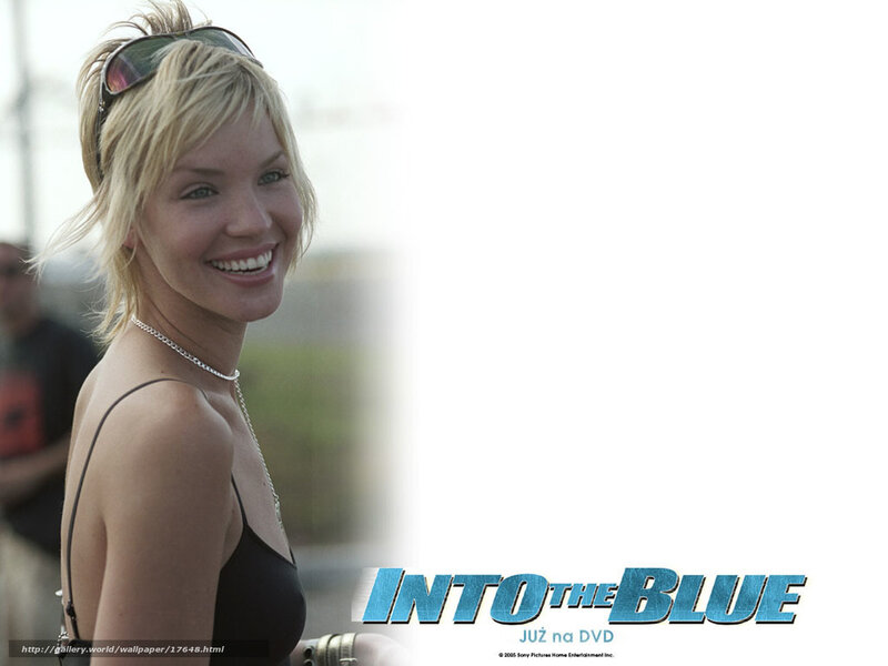 Woman with Blonde Hair — Blue, Smiling, Afternoon