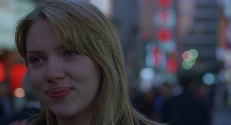 Woman with Blonde Hair — Blue, Urban, Night