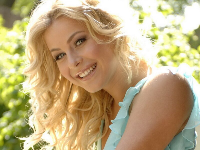 Woman with Blonde Hair — Bright, Cheerful, Afternoon